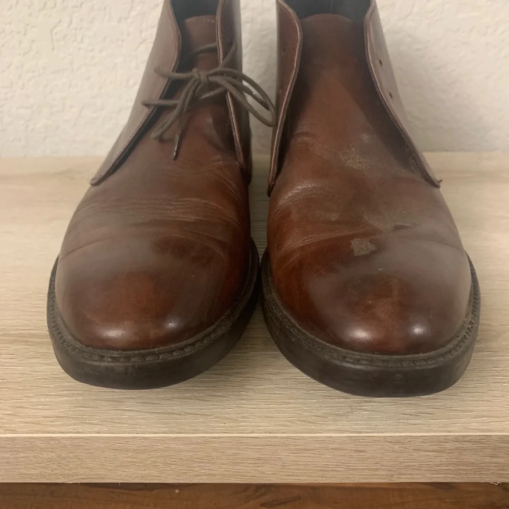 To Boot New York Calder Cognac Leather Chukka Boot